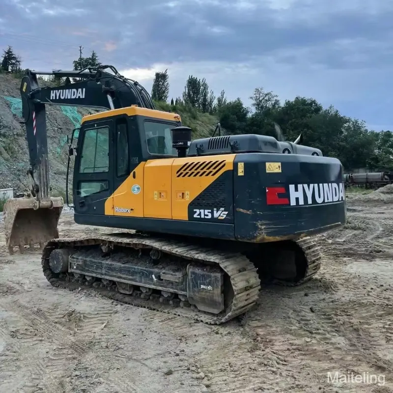Concessionnaire de machines de creusement de sable hydrauliques Hyundai 215 d'occasion à prix avantageux