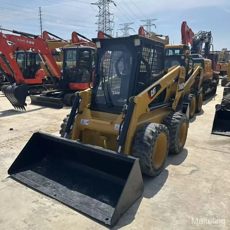 Durable Used CAT246D Skid Steer Loader Machine Price