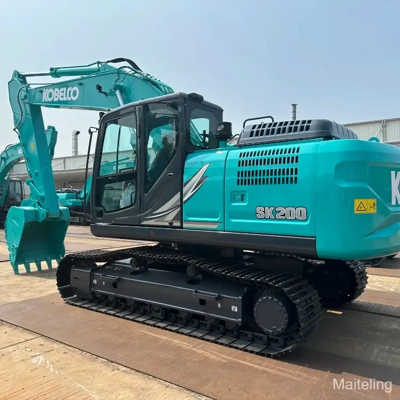 Vente chaude d'équipement hydraulique lourd Kobelco SK200 d'occasion, approvisionnement mondial