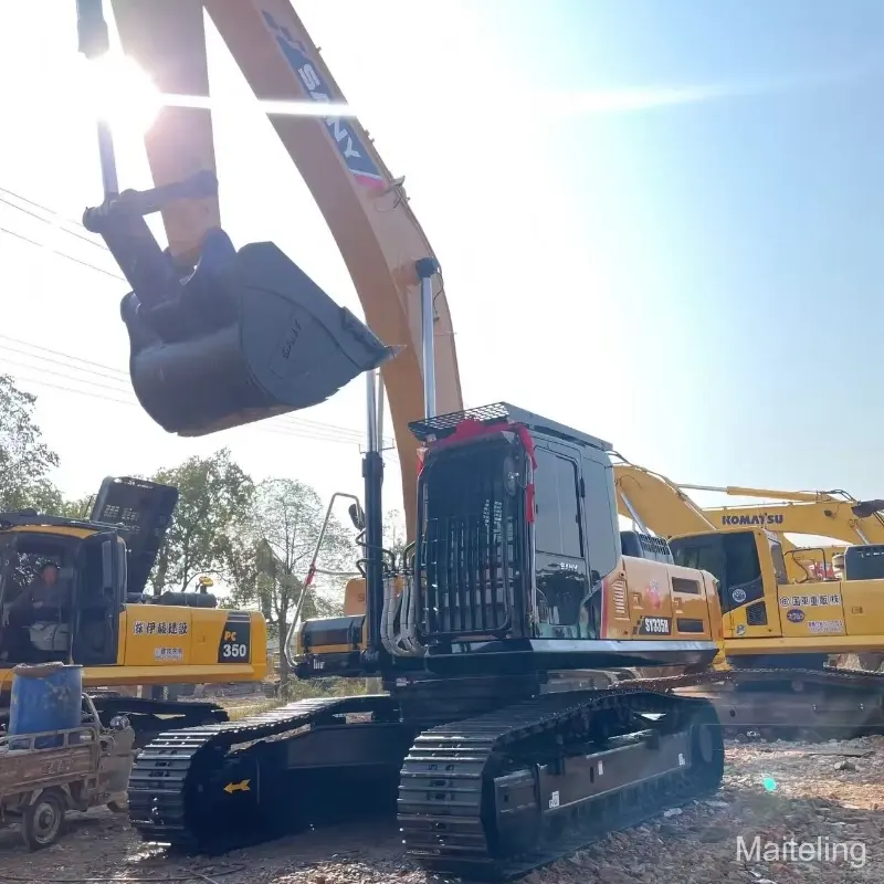 Excavadora hidráulica grande SANY SY335 usada, nueva y de bajo precio