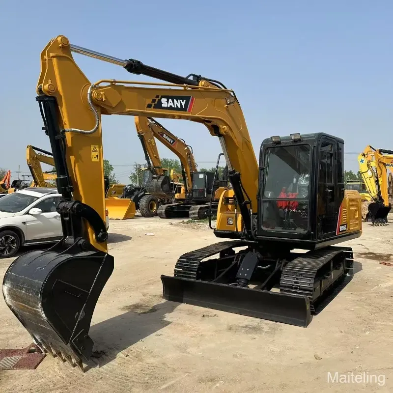 Nouvelle machine à chenilles lourde SANY SY95 d'occasion puissante