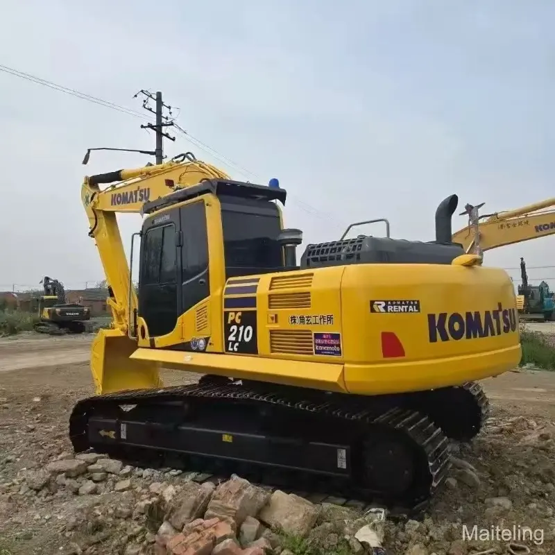 Second Hand Komatsu 210 Excavator Construction Equipment Powerful Wholesale Price
