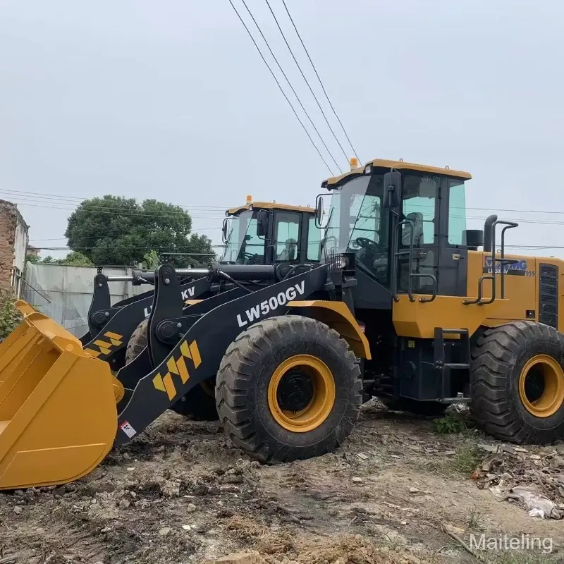 Second Hand XCMG LW500GV Wheel Loader Comfortable Cabin Good Condition